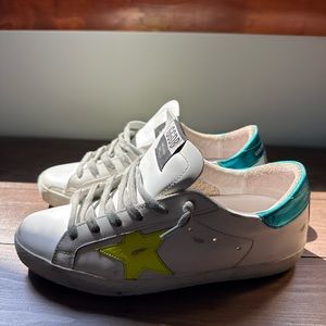 Golden Goose Super Star (low top sneakers )Yellow Star